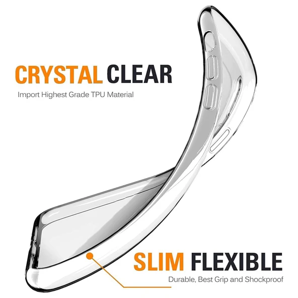 Realme C75 Kılıf Kamera Korumalı Silikon Şeffaf Kapak - 3