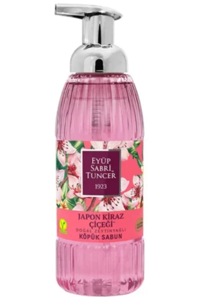 Zeytinyağlı Japon Kirazı Köpük Sabun 500ml X 6 Adet - Resim 2