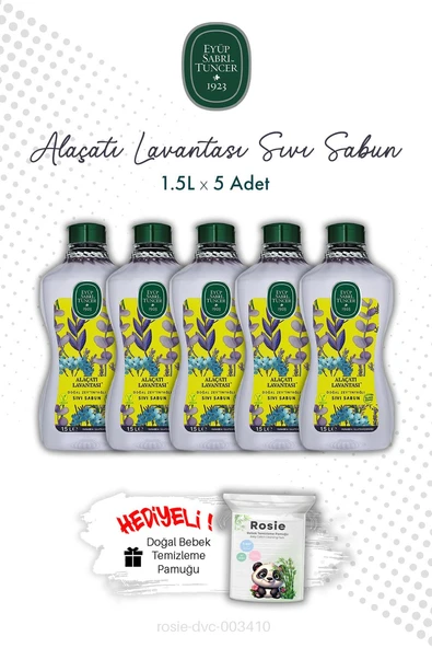 Alaçatı Lavantası X5 1.5L Sıvı Sabun ve ROSIE ürün görseli