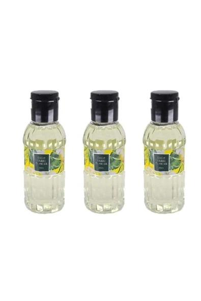 Kolonya Pvc 50ml Limon 3'lü Set