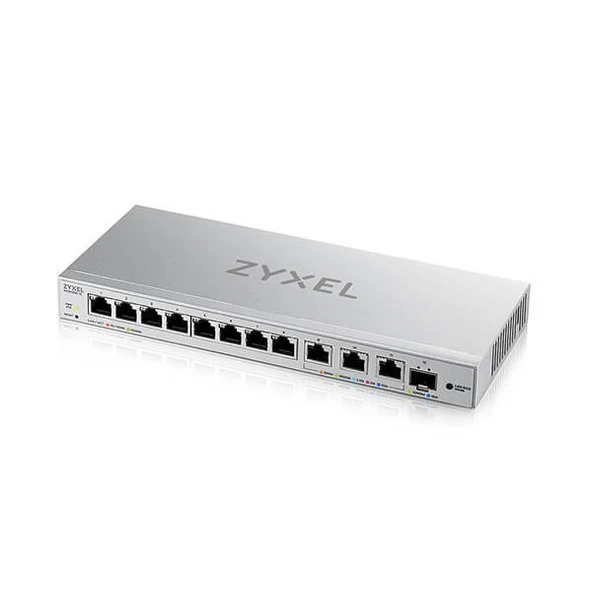 ZYXEL XGS1250-12 V2 12 PORT GIGABIT WEBMANAGED 8PORT 1G + 3-PORT MULTIGIG 1/2.5/5/10G + 1-PORT SFP+ SWITCH