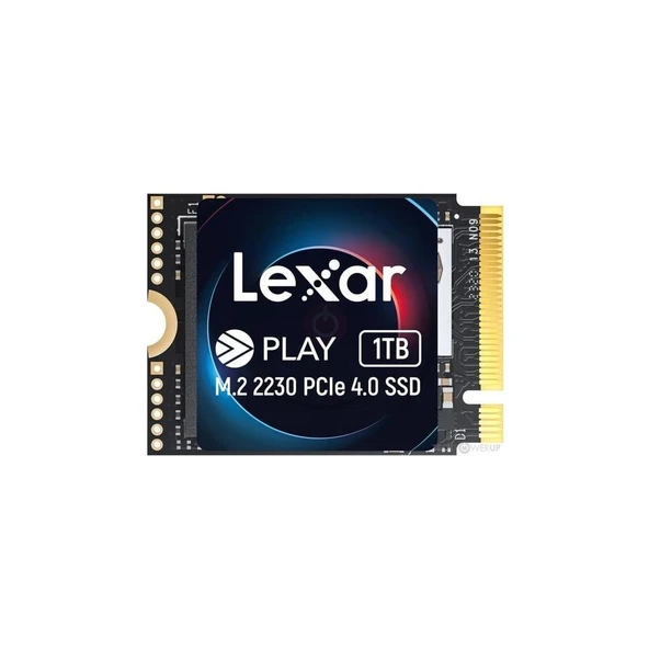 1TB LEXAR PLAY M2 2230 PCle Gen 4x4 NVMe up to 5200 MB/s read and 4700 MB/s write LNMPLAY001T-RNNNG