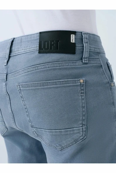 Loft Rıcardo Prıve Lıgt Grey Wasg Erkek Jean Pantolon LF2039587 - 6