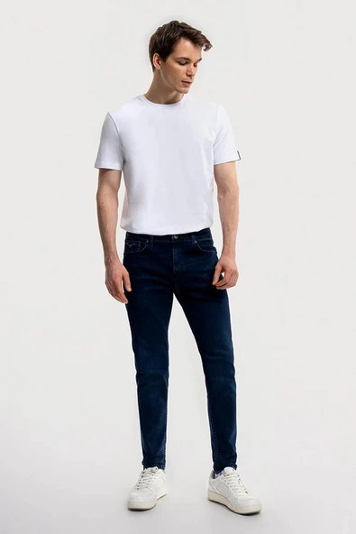 Loft Justın Martın Dark Blue Black Wash Erkek Jean Pantolon LF2035717