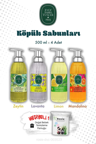 Eyüp Sabri Tuncer Zeytinyağlı Bodrum Mandalinası Köpük Sabun 500 ML