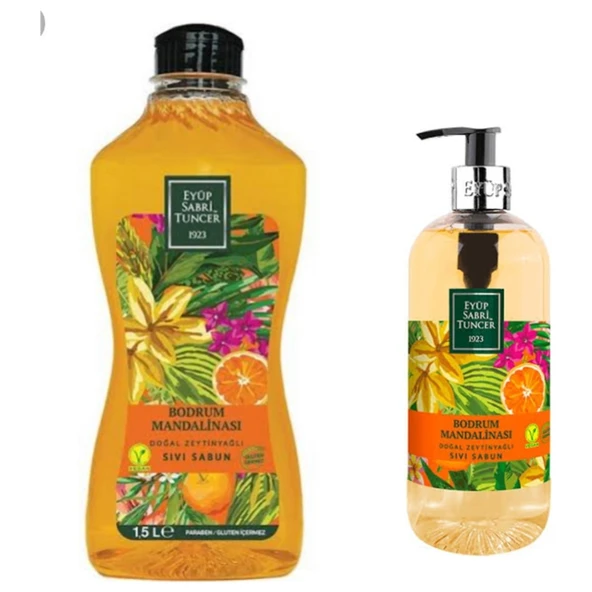 Bodrum Mandalinası Sıvı Sabun 1500+500 ml ürün görseli