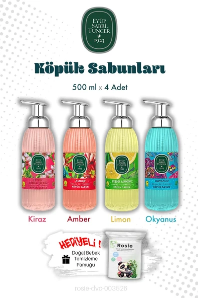 Eyüp Sabri Tuncer Zeytinyağlı Japon Kiraz Çiçeği Köpük Sabun 500 ML ürün görseli