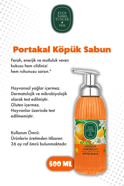 Eyüp Sabri Tuncer Zeytinyağlı Japon Kiraz Çiçeği Köpük Sabun 500 ML - Resim 5