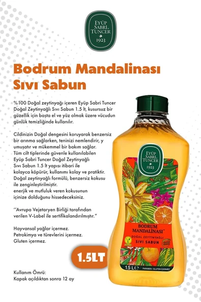 Sıvı Sabun Hawaii Ananas ve Bodrum Mandalinası 1.5L ve ROSIE - Resim 2