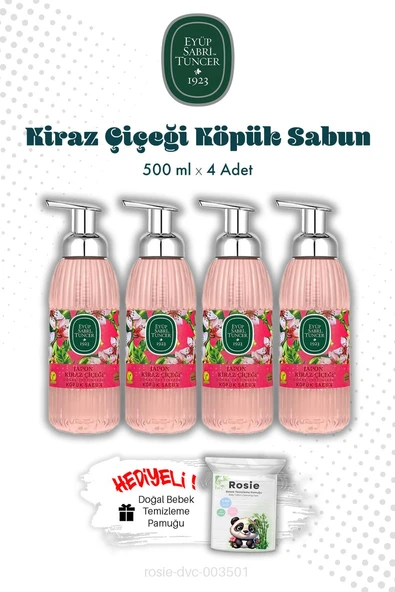 Eyüp Sabri Tuncer Japon Kiraz Çiçeği Köpük Sabun 500 ML X4 ve ROSIE ürün görseli