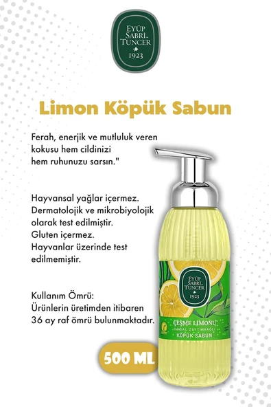 Eyüp Sabri Tuncer 4'lü Set 500 ML Köpük Sabun ve ROSIE - Resim 4