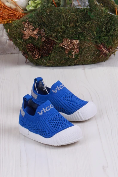 Vicco 950.E25Y.237 Saks Mavi Orm Anatomik Erkek Çocuk İlk Adım Ayakkabısı