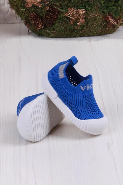 Vicco 950.E25Y.237 Saks Mavi Orm Anatomik Erkek Çocuk İlk Adım Ayakkabısı - 4