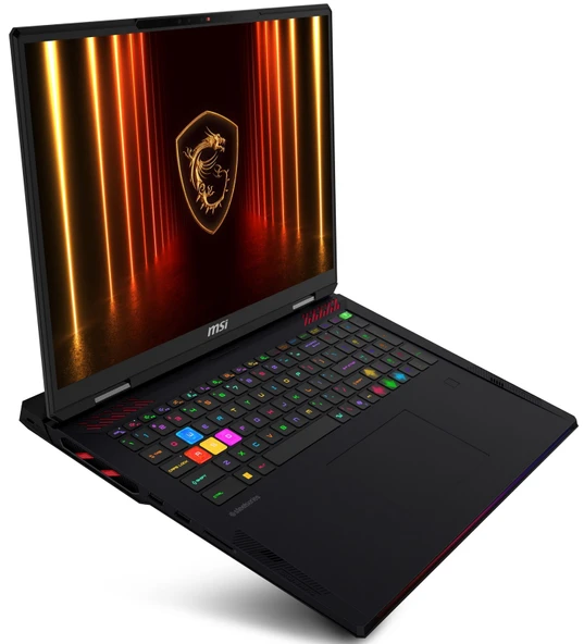 MSI NB RAIDER 18 HX AI A2XWIG-218TR ULTRA 9 285HX 64GB DDR5 RTX5080 GDDR7 16GB 4TB SSD 18.0 UHD+ MINILED 120Hz W11 - Resim 3