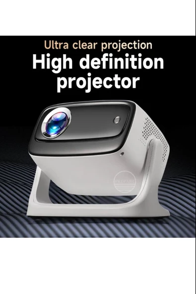 Projeksiyon 4K Ultra HD Ev Ofis Fuar Toplantı Sunumları Sinema Oyun Android WiFi Bluetooth Projektör - 2