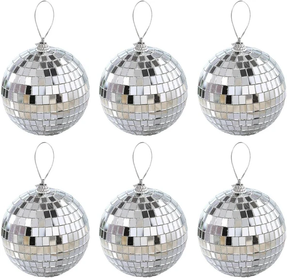 6 lı Çam Ağacı Süsü 4 Cm ürün görseli 1