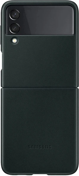 Samsung Galaxy Z Flip3 5G Deri Kılıf Hakiki Deri Lether Cover EF-VF711 - 2
