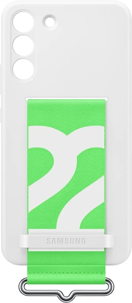 Samsung Galaxy S22+ Plus Kayışlı Silikon Kılıf Strap Silicone Cover EF-GS906 - Resim 4