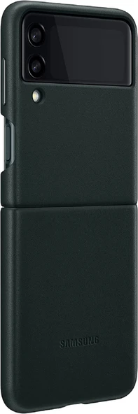 Samsung Galaxy Z Flip3 5G Deri Kılıf Hakiki Deri Lether Cover EF-VF711 - 8