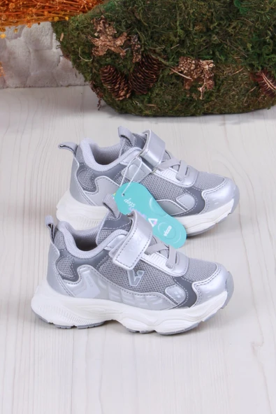 Vicco 346.B25Y.202 Gümüş Tag Hafif Rahat Kız Çocuk Ayakkabı - Resim 2