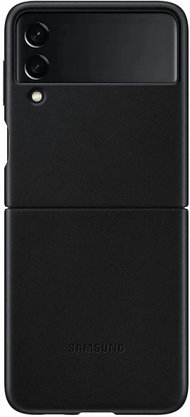 Samsung Galaxy Z Flip3 5G Deri Kılıf Hakiki Deri Lether Cover EF-VF711 - 9