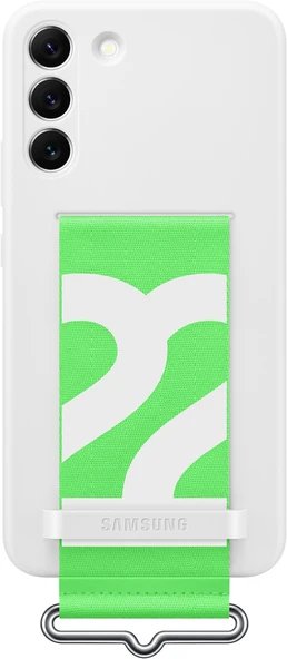 Samsung Galaxy S22+ Plus Kayışlı Silikon Kılıf Strap Silicone Cover EF-GS906 - Resim 7