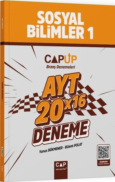 AYT Sosyal Bilimler 1 20 X 16 Up Deneme Çap Yayınları