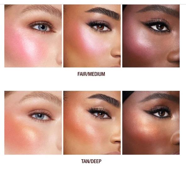 Charlotte Tilbury Hollywood Blush & Glow Glide - Yüz paleti Tan/Deep - Resim 3