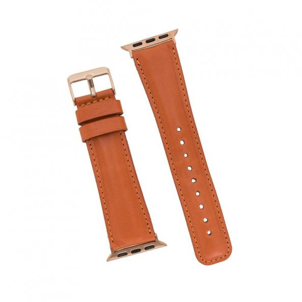 Bouletta Apple Watch Deri Kordon 42-44mm F5 Taba - 3