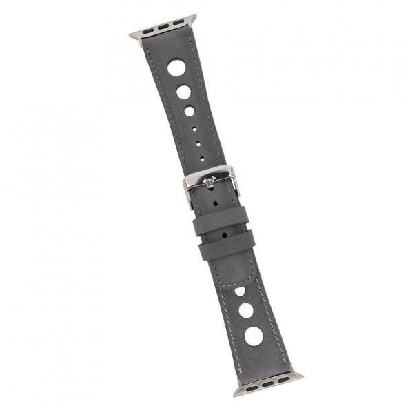 Bouletta Apple Watch Deri Kordon 42-44mm RST9 Gri - 3