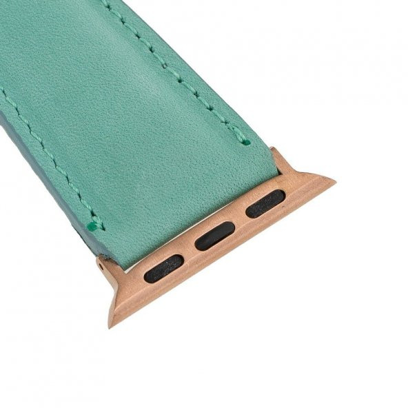 Bouletta Apple Watch Deri Kordon 42-44mm BRN7 Yeşil - 5