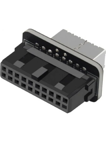 Ancheyn Type-E To USB 3.0 19 PIN Anakart Dişi Erkek Çevirici Dönüştürücü Adaptör 5209 - Resim 3