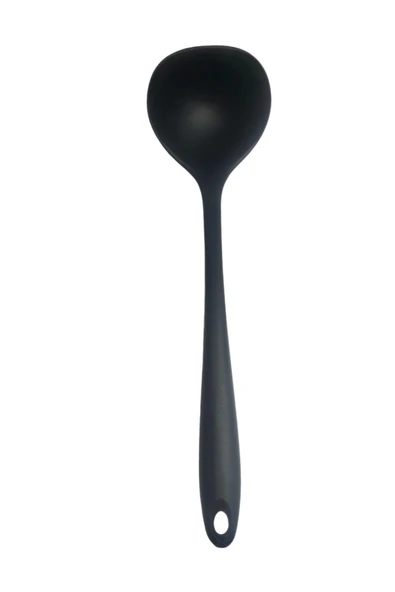 Burcummm Silikon Uzun Kepçe Siyah