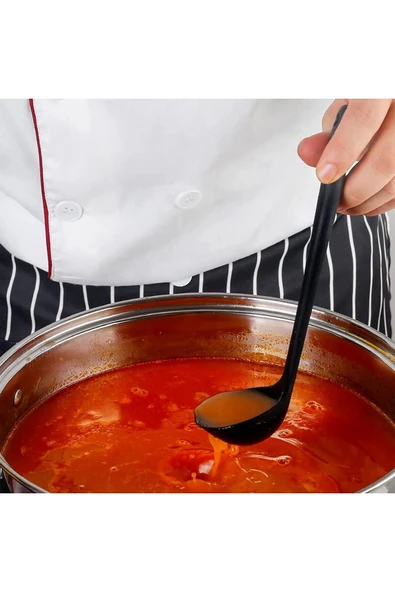 Burcummm Silikon Uzun Kepçe Siyah - 4