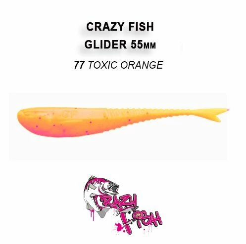 CRAZY FISH GLIDER 2.2'' / 55 MM SAHTE SİLİKON - 5