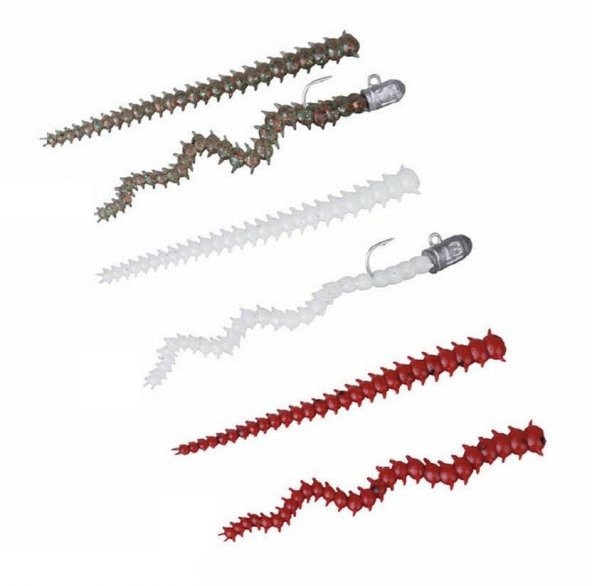 Savage Gear LRF Ragworm Kit 18+2pcs (Red. Brown. Glow) - 2