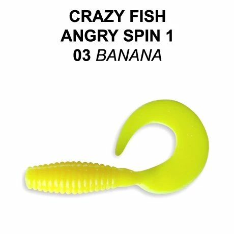 CRAZY FISH ANGRY SPIN 25 MM SAHTE BALIK - 7