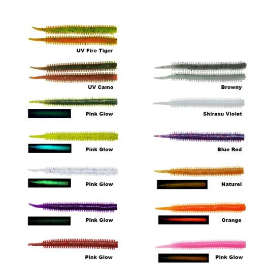 FUJIN Yummy Sandworm 7cm LRF Silikonu - 4