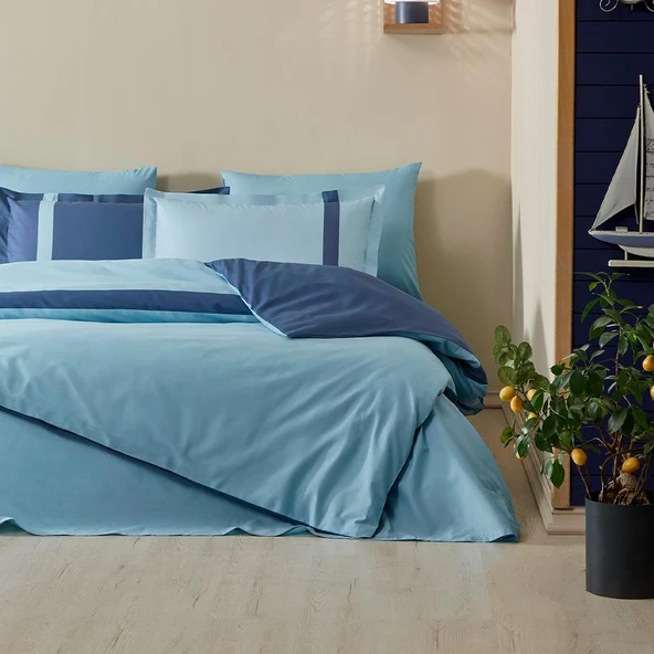 Özdilek Çift Kişilik Ranforce Nevresim Takımı Stripe Colour - 4