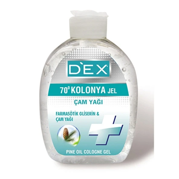 Dex Jel Kolonya Çam Yağı 250 Ml 70 Derece Farmasötik Gliserin Antiseptik Dezenfektan - 3