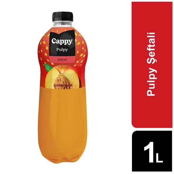 Cappy Pulpy Şeftalili İçecek 1 Lt X 6 Adet - 2