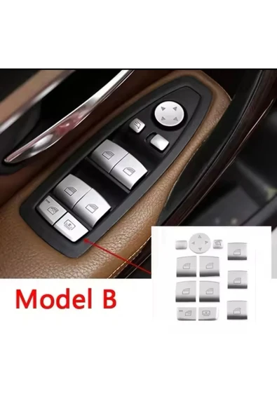 YıldızTuning BMW F30 Cam Tuşu Ayna Ayar Kaplama Seti B Tipi
