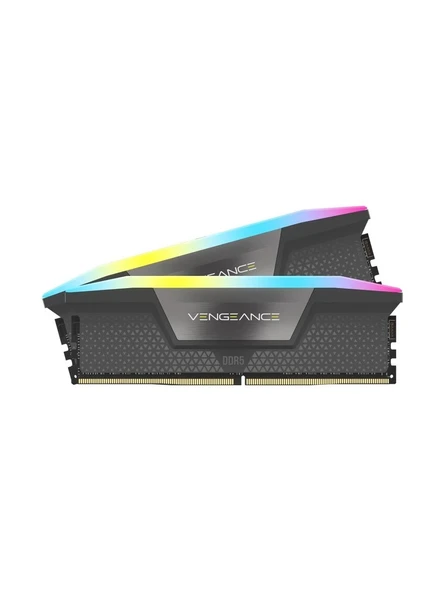 CORSAIR CMH32GX5M2B6000Z28 32GB 2x16GB DDR5 DRAM 6000MT/s CL28 AMD EXPO & INTEL XMP VENGEANCE RGB MEMORY KIT