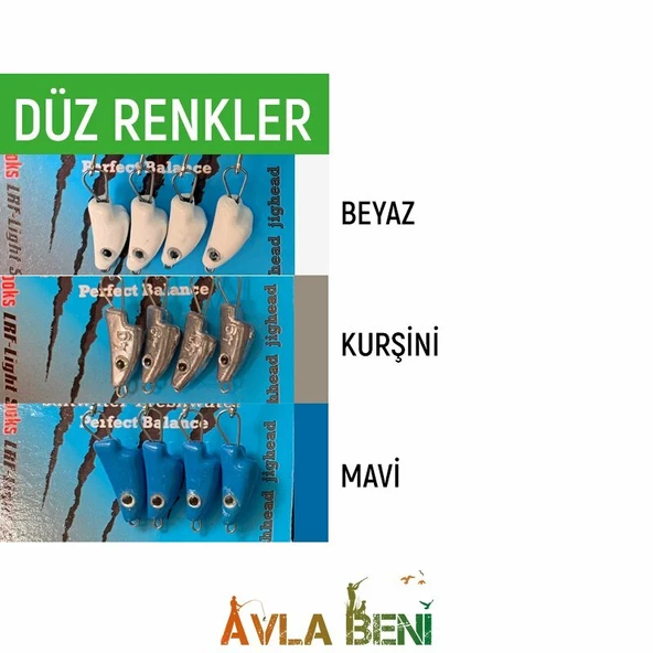 SAFİR BALIK KAFA UV ve GLOW JİG HEAD - 3