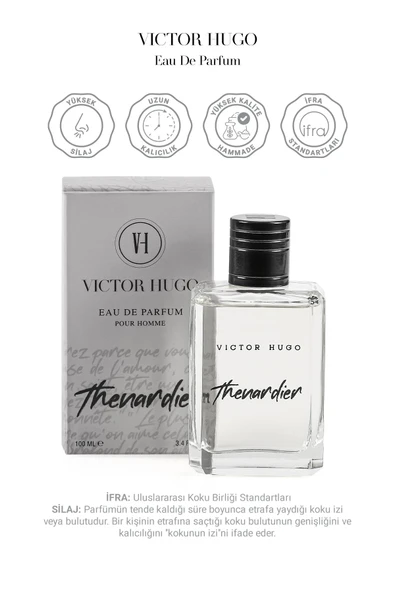 Thenardier Edp Erkek Parfümü 100ml | Odunsu, Çiçeksi | Menekşe, Odunsu, Yasemin - 6