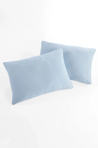 Örme %100 Pamuk Flaplı Yastık Kılıfı 50x70 cm - 2