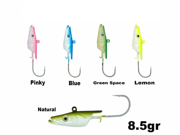 Fujin Salt Eel 8.5gr Jighead - 2