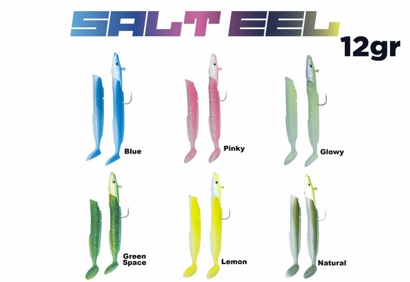 Fujin Salt Eel 10cm 12gr x2 Silikon Yem