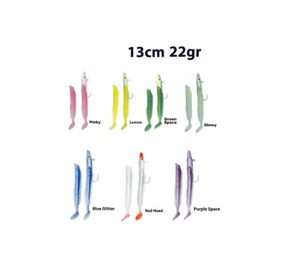 Fujin Salt Eel 13cm 22gr x2 Silikon Yem - 8
