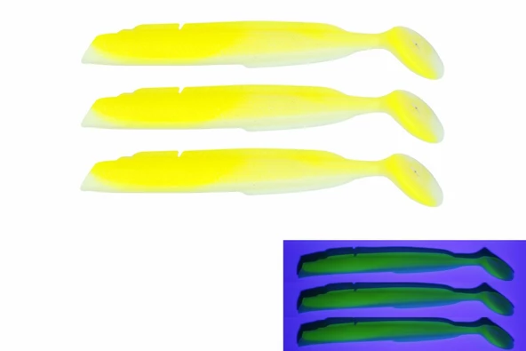Fujin Salt Eel Body 10cm x3 Silikon Yem Gövde - 4